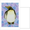 Penguin on Stained Glass by Pat Scott