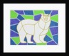 Polar Bear on Stained Glass by Pat Scott