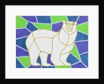 Polar Bear on Stained Glass by Pat Scott