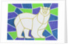 Polar Bear on Stained Glass by Pat Scott