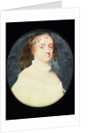 Portrait of a Lady Called Barbara Villiers, Countess Of Suffolk by Samuel Cooper