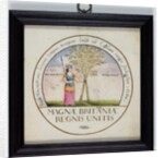 Emblem of the Union of England and Scotland, 1707 by Pierre Violier