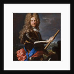 Detail of portrait of Hans Willem Bentinck, 1st Earl of Portland, 1699 by Hyacinthe Francois Rigaud