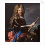 Detail of portrait of Hans Willem Bentinck, 1st Earl of Portland, 1699 by Hyacinthe Francois Rigaud