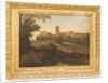 Classical Landscape with a Man Driving a Flock of Sheep by Gaspard Poussin Dughet