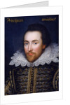 The Cobbe portrait of William Shakespeare, c.1610 by English School