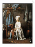 The Morning Wash: Woman on a Bidet, c.1790 by Louis Leopold Boilly