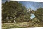 Landscape with a Path Leading to the Etang a la Dame by Constant-Emile Troyon
