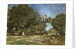 Landscape with a Path Leading to the Etang a la Dame by Constant-Emile Troyon