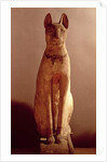 Coffin of a cat protected by the goddess Bastet by Egyptian Egyptian