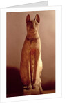 Coffin of a cat protected by the goddess Bastet by Egyptian Egyptian