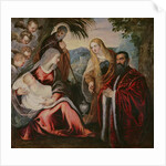 Holy Family with Matteo Saranzo by Jacopo Robusti Tintoretto