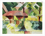 The Garden, 1914 by August Macke