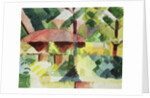 The Garden, 1914 by August Macke