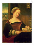 Mary Magdalene Reading by Master of Female Half Lengths