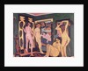 Bathers in a Room, 1908 by Ernst Ludwig Kirchner