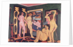 Bathers in a Room, 1908 by Ernst Ludwig Kirchner