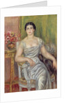 Portrait of the poetess Alice Valliere-Merzbach, 1913 by Pierre Auguste Renoir