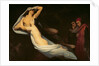 The figures of Francesca da Rimini and Paolo da Verrucchio appear to Dante and Virgil by Ary Scheffer
