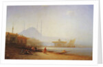 View of Istanbul, 1864 by Felix Ziem
