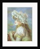Portrait of a young woman in a lace hat, 1891 by Pierre Auguste Renoir
