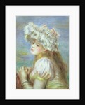 Portrait of a young woman in a lace hat, 1891 by Pierre Auguste Renoir