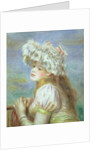 Portrait of a young woman in a lace hat, 1891 by Pierre Auguste Renoir