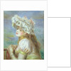 Portrait of a young woman in a lace hat, 1891 by Pierre Auguste Renoir