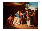 Jacob refusing to release Benjamin, 1829 by Adolphe Roger