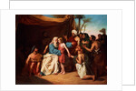 Jacob refusing to release Benjamin, 1829 by Adolphe Roger