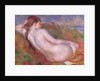 Reclining nude in a landscape by Pierre Auguste Renoir