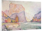The Cliffs at Castellane, 1902 by Paul Signac