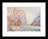 The Cliffs at Castellane, 1902 by Paul Signac