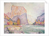 The Cliffs at Castellane, 1902 by Paul Signac