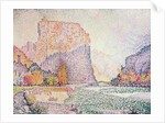 The Cliffs at Castellane, 1902 by Paul Signac