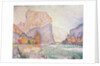 The Cliffs at Castellane, 1902 by Paul Signac
