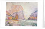 The Cliffs at Castellane, 1902 by Paul Signac
