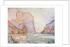 The Cliffs at Castellane, 1902 by Paul Signac