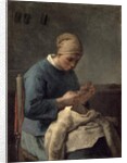 The Seamstress by Jean-Francois Millet
