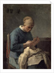 The Seamstress by Jean-Francois Millet