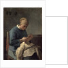 The Seamstress by Jean-Francois Millet