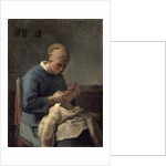 The Seamstress by Jean-Francois Millet