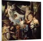 Solomon making a sacrifice to the idols by Sebastien Bourdon