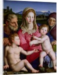 Holy Family with St. Anne and the infant St. John the Baptist, c.1550 by Agnolo di Cosimo Bronzino