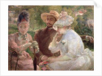On the terrace at Sevres, 1880 by Marie Bracquemond
