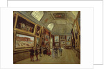 A Picture gallery at the Musee du Luxembourg, 1883-85 by French School