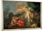 The fight between Mars and Minerva, 1771 by Jacques Louis David