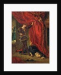 Hamlet before the body of Polonius, 1855 by Ferdinand Victor Eugene Delacroix