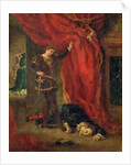 Hamlet before the body of Polonius, 1855 by Ferdinand Victor Eugene Delacroix