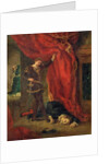 Hamlet before the body of Polonius, 1855 by Ferdinand Victor Eugene Delacroix